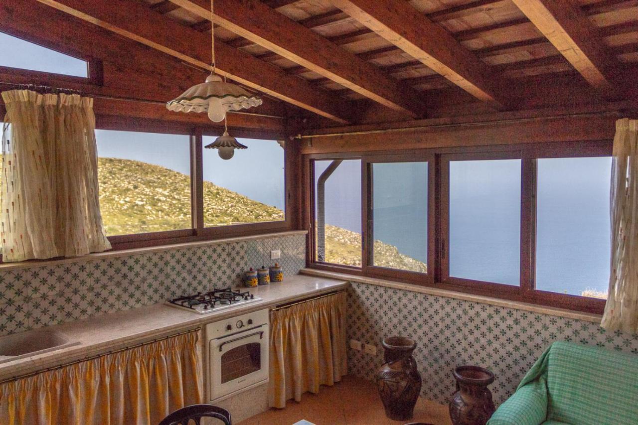 Villa Verde Con Vista Sul Mare San Vito Lo Capo Eksteriør bilde